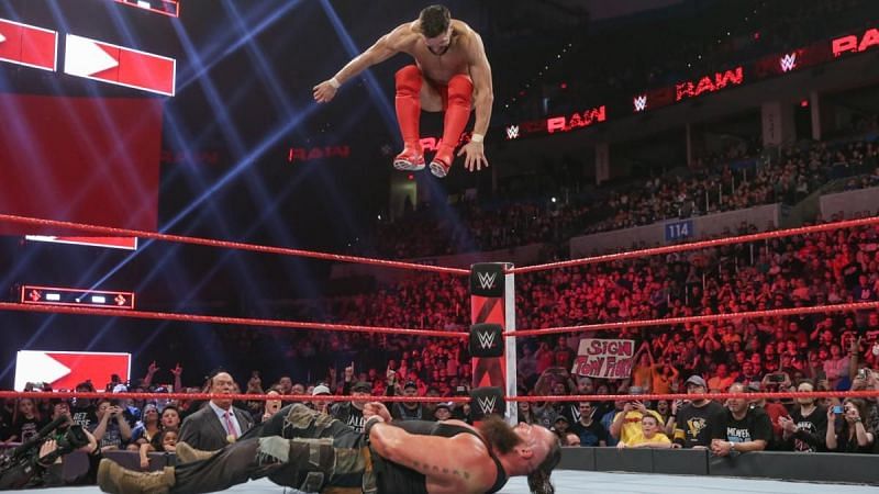 The final move which could have destroyed Strowman's image as a monster